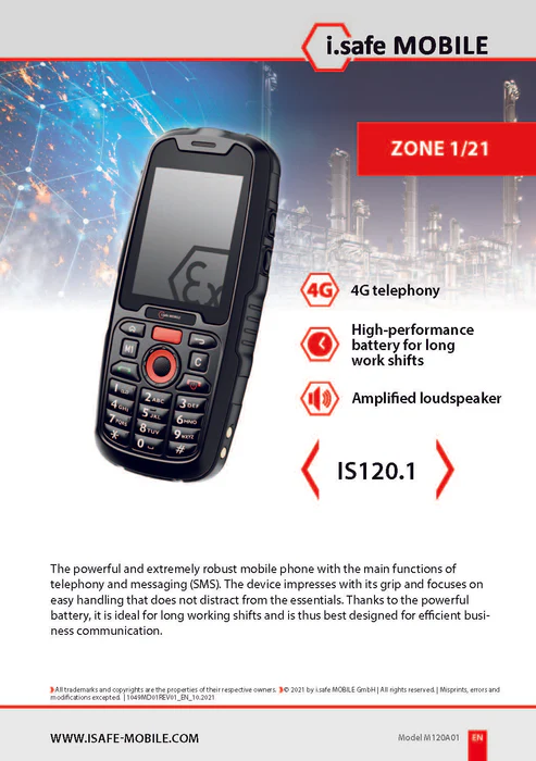 Isafe Intrinsically Safe Mobile Phone - Image 2