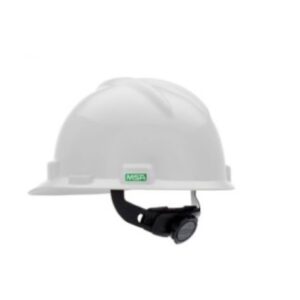 MSA V – Gard Helmet Complete With Ratchet Suspension White
