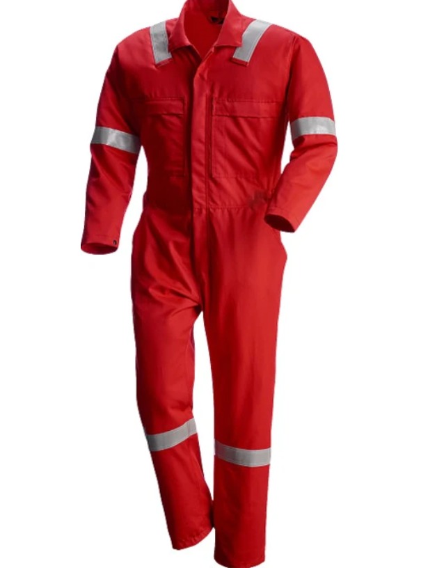 Shield Master Fire Retardant Coverall Red Color - Image 2