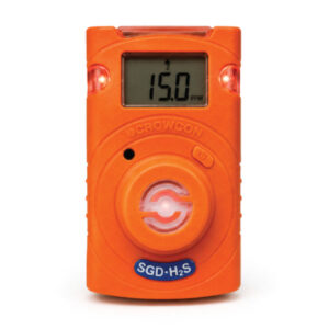 Crowcon Clip SGD H2S Single Gas Detector | 24-Month Maintenance-Free H2S Monitor